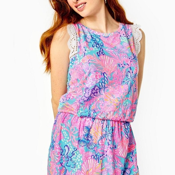 Lilly Pulitzer Agee Romper size S - Picture 2 of 4